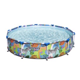 Piscina circular sobre superficie Steel Pro™ de 3,05 m x 66 cm de Bestway®