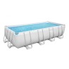 Power Steel™   16in x 8in x 48in/4.88m x 2.44m x 1.22m Rectangular Pool Set