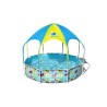 Conjunto de piscina circular sobre superficie Chapoteos a la sombra Steel Pro™ UV Careful™ de Bestway®