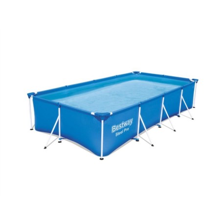 Piscina sobre superficie de 400cm x 211cm x 81 cm Steel Pro™ de Bestway®